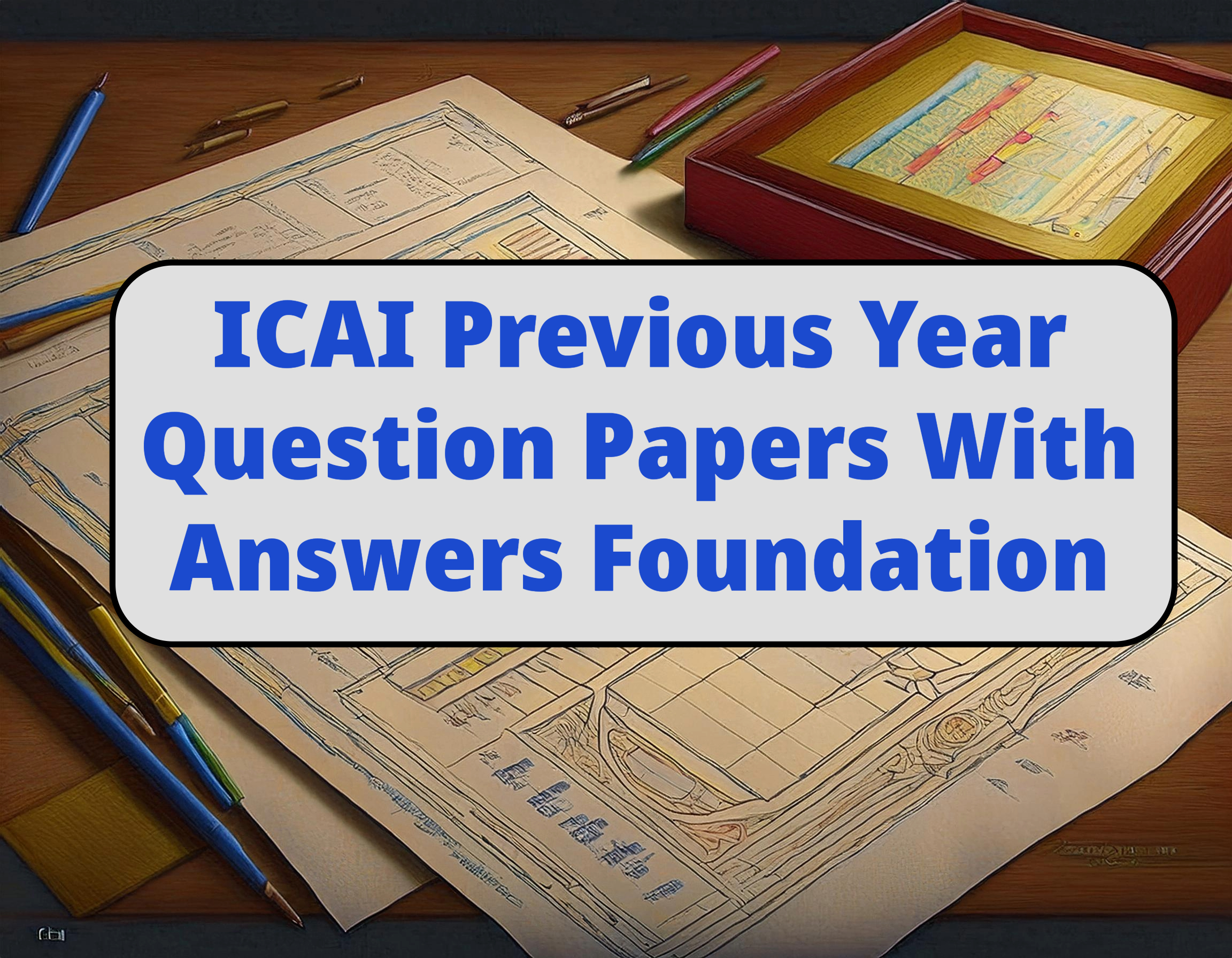 ICAI CA Foundation Previous Year Question Papers with Answers